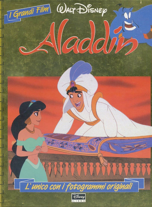 LB- ALADDIN -- DISNEY LIBRI- I GRANDI FILM WALT DISNEY-- 1993- C- YFS250