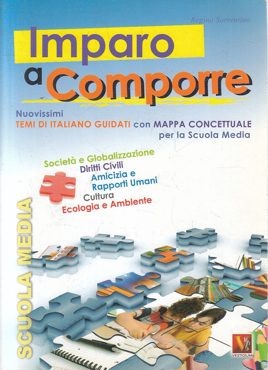 IMPARO A COMPORRE TEMI DI ITALIANO - SORRENTINO - VESTIGLIUM - B - JXS302
