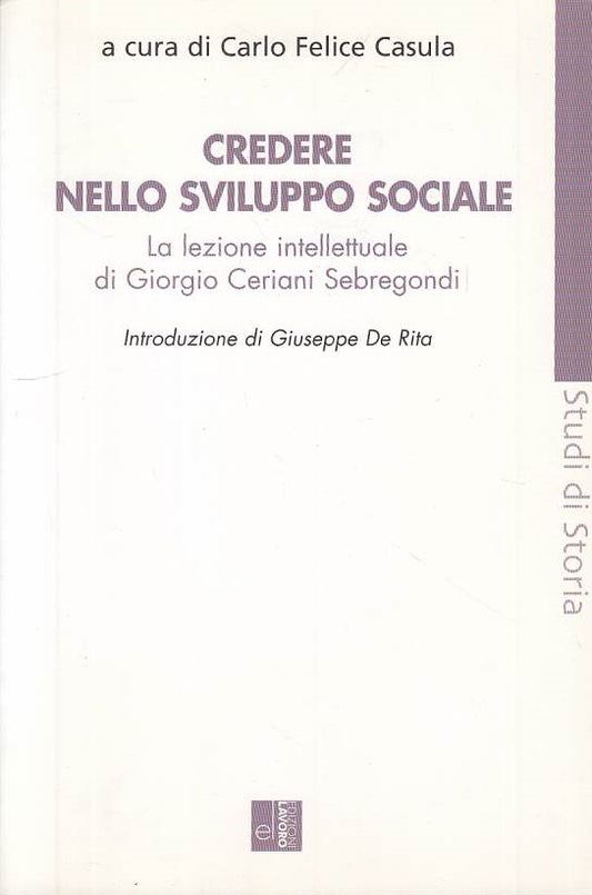 LS- CREDERE NELLO SVILUPPO SOCIALE - CASULA - EL - STUDI STORIA --- B - YTS171
