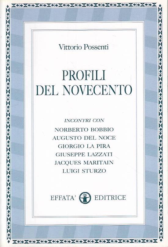 LS- PROFILI DEL NOVECENTO - POSSENTI - EFFATA' - PROPORZIONI-- 2007 - B - YTS337