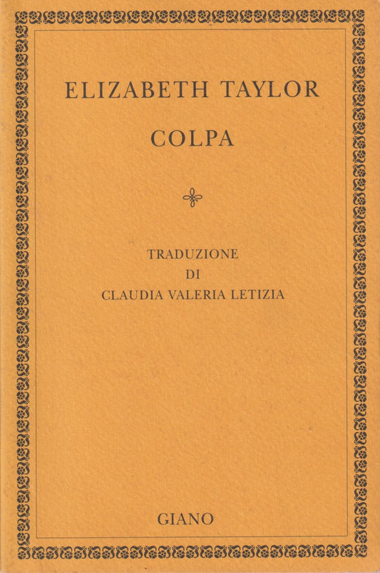 Colpa - Elizabeth Taylor - Giano Biblioteca - JXS38