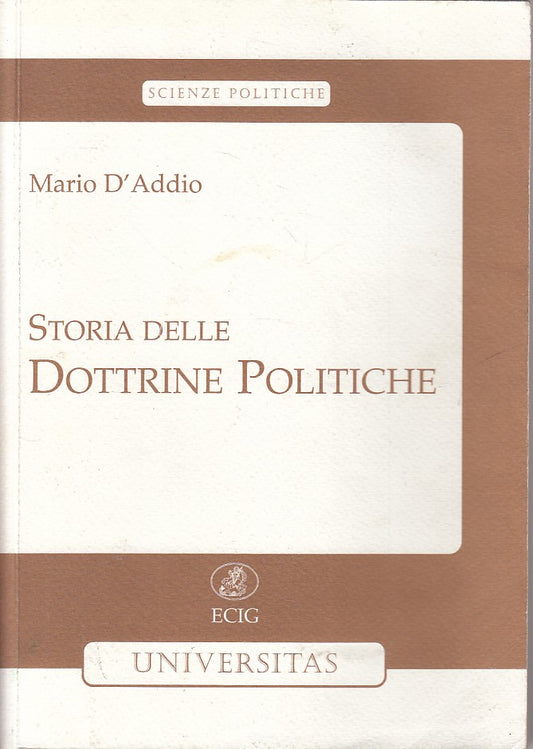 LS- STORIA DELLE DOTTRINE POLITICHE - D'ADDIO - ECIG --- 2002 - B - ZFS326