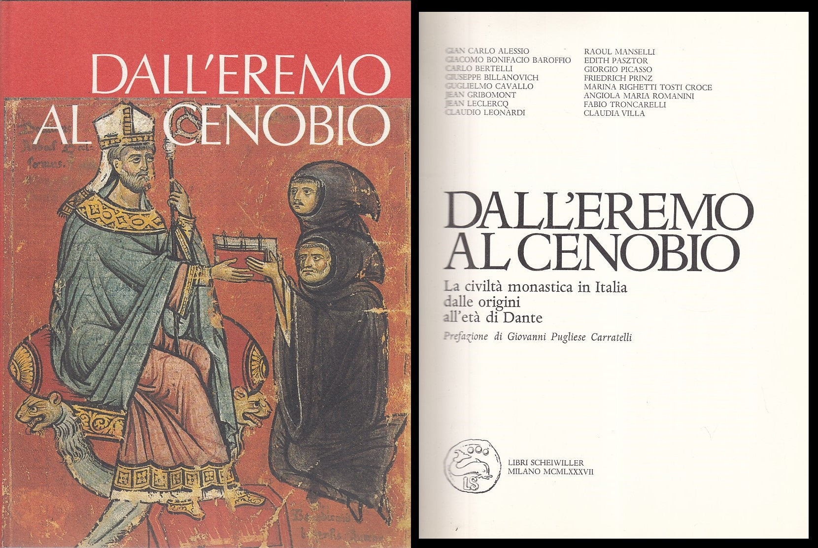 LS- EREMO AL CENOBIO -- GARZANTI SCHEIWILLER - ANTICA MADRE-- 1987 - CS - YFS950
