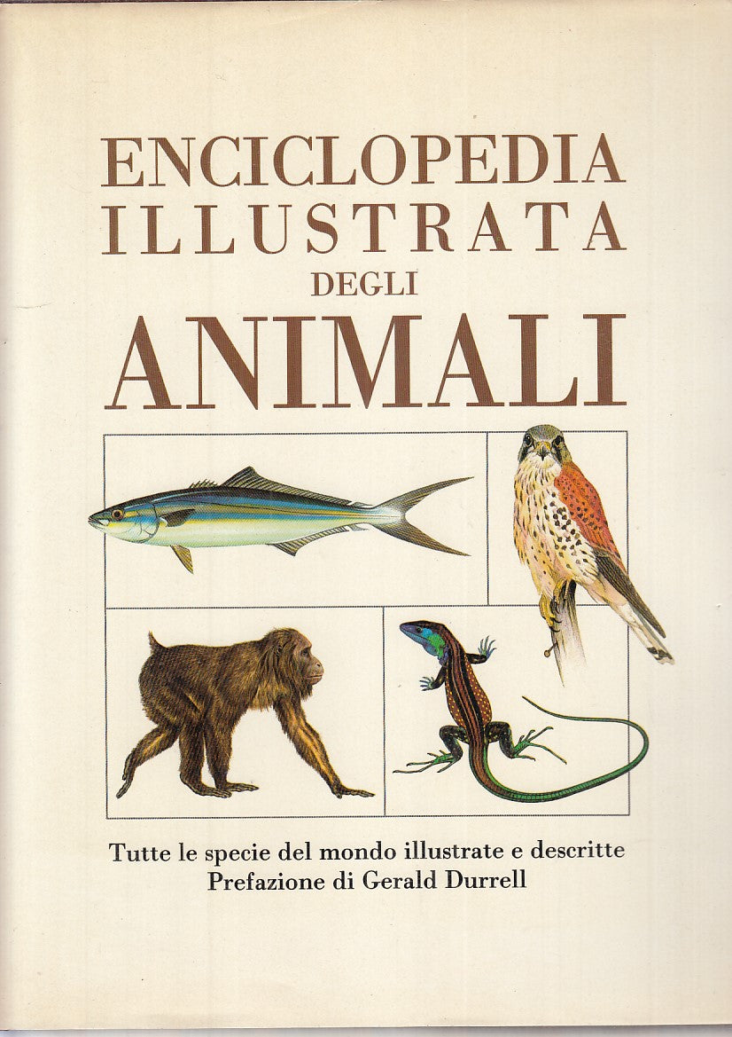 LZ- ENCICLOPEDIA ILLUSTRATA DEGLI ANIMALI -- VALLARDI --- 1990 - CS - YFS725