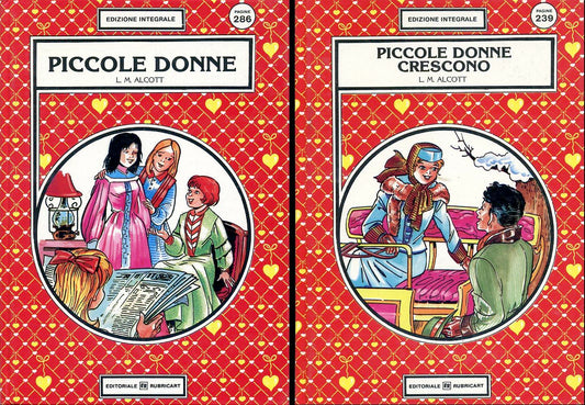 LB- PICCOLE DONNE + CRESCONO - ALCOTT - EDITORIALE RUBRICART ER --- 1988- C- RGZ