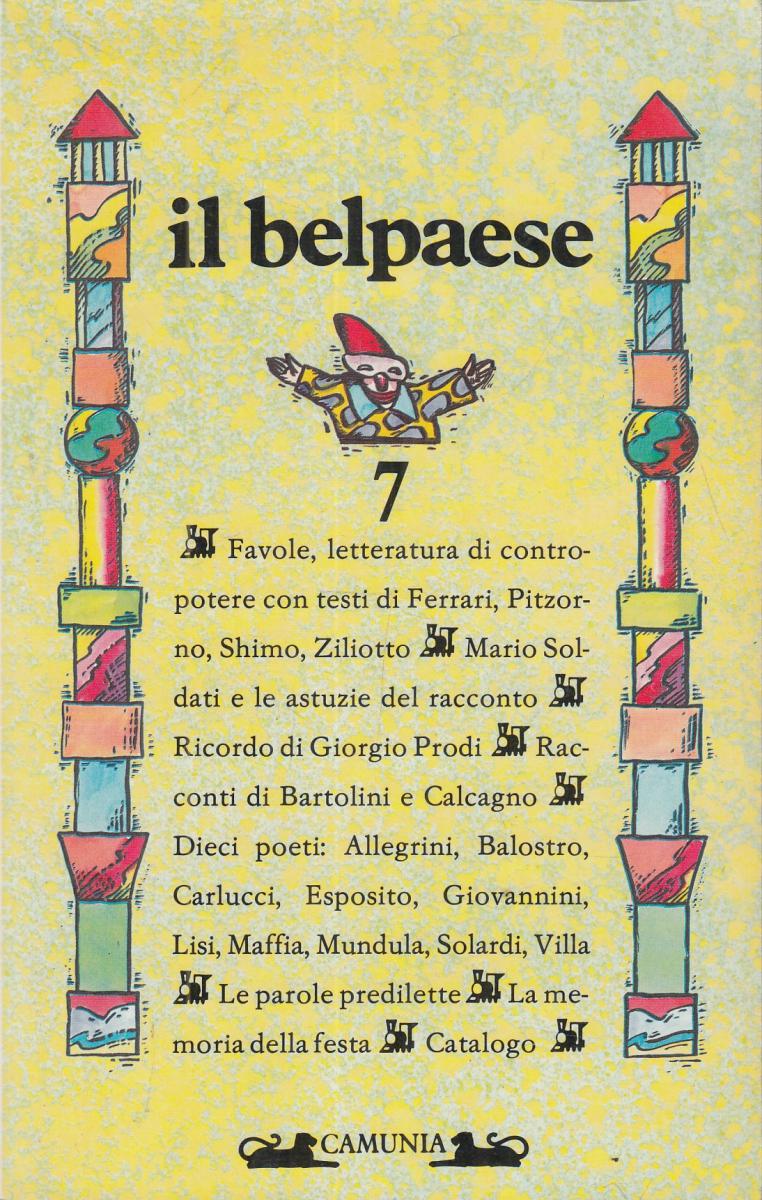 LN2- IL BELPAESE FAVOLE LETTERATURA CONTROPOTERE - PITZORNO- CAMUNIA- B - JXS101