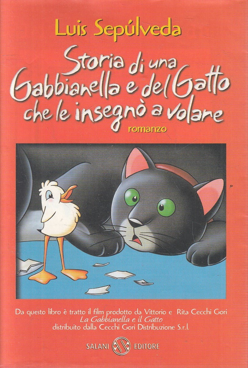 LN2- STORIA GABBIANELLA E GATTO INSEGNO' VOLARE - SEPULVEDA - SALANI- BS- JXS217