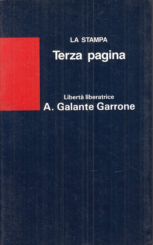 LS- LIBERTA' LIBERATRICE - GARRONE - LA STAMPA - TERZA PAGINA-- 1992 - B - ZTS88