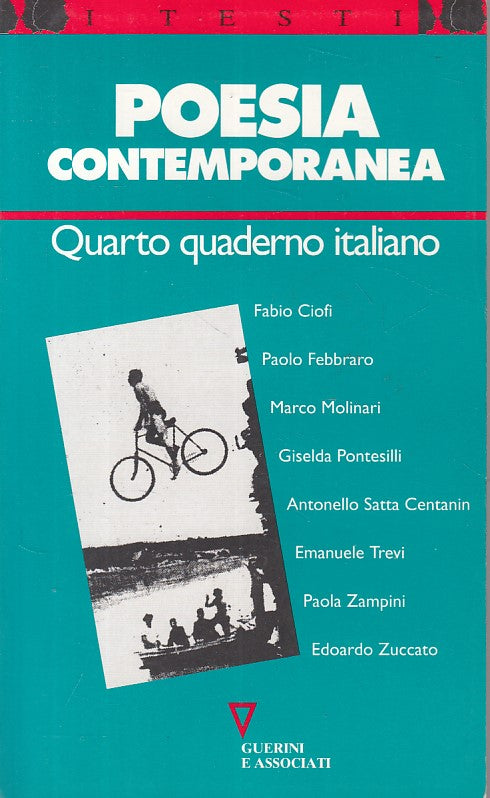 LN- POESIA CONTEMPORANEA QUADERNO 4 -- GUERINI - TESTI -- 1993 - B - YFS173