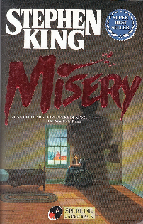 LN2- MISERY - STEPHEN KING - SPERLING - PAPERBACK -- 2001 - B - JXS8