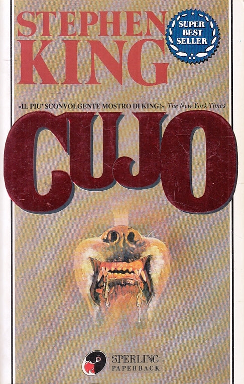 LG- CUJO - STEPHEN KING - SPERLING PAPERBACK - SUPER BEST SELLER --- B - YFS8