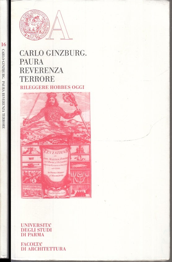 LS- PAURA REVERENZA TERRORE HOBBES - CARLO GINZBURG- MUP PARMA--- 2008- B- XFS21