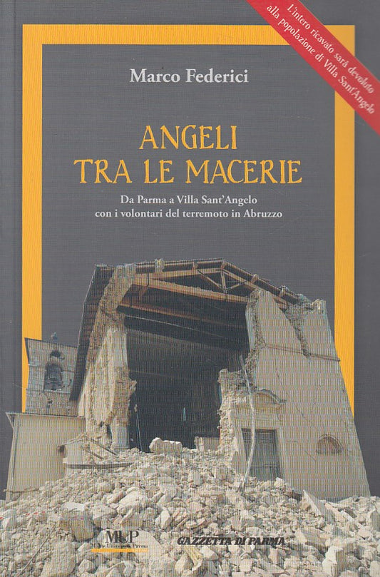 LS- ANGELI TRA MACERIE VOLONTARI TERREMOTO ABRUZZO-- PARMA --- 2009 - B - ZFS629