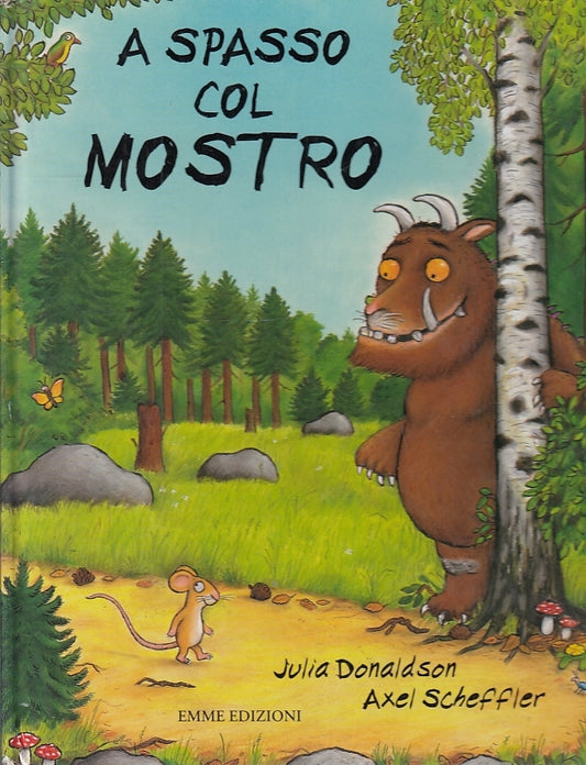 LB- A SPASSO COL MOSTRO - DONALDSON SCHEFFLER - EMME EDIZIONI--- 1999- C- YFS673