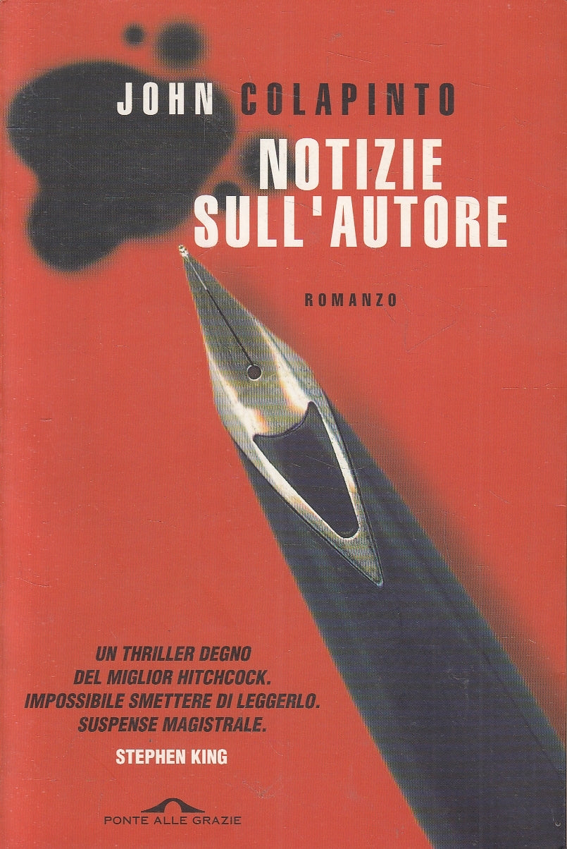 LN2- NOTIZIE  SULL'AUTORE - COLAPINTO - PONTE ALLE GRAZIE - B - JXS165