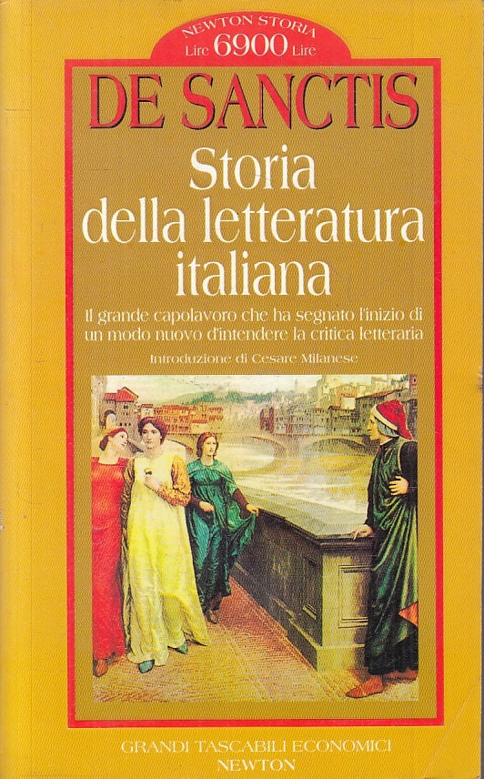 LN2- STORIA LETTERATURA ITALIANA- DE SANCTIS - NEWTON- GRANDI TASCABILI- B- JXS9