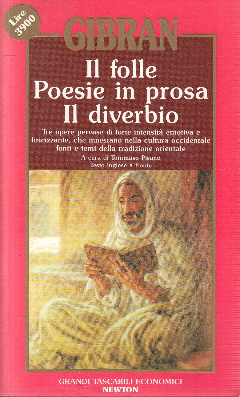 LN2- FOLLE POESIE IN PROSA DIVERBIO- GIBRAN - TASCABILI ECONOMICI NEWTON- JXS258