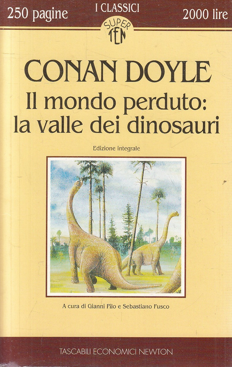 MONDO PERDUTO VALLE DINOSAURI - CONAN DOYLE - NEWTON SUPER TEN - B - JXS149