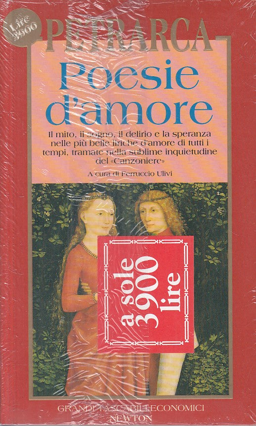 LN- POESIE D'AMORE SIGILLATO - PETRARCA - NEWTON --- 1994 - B - YFS9