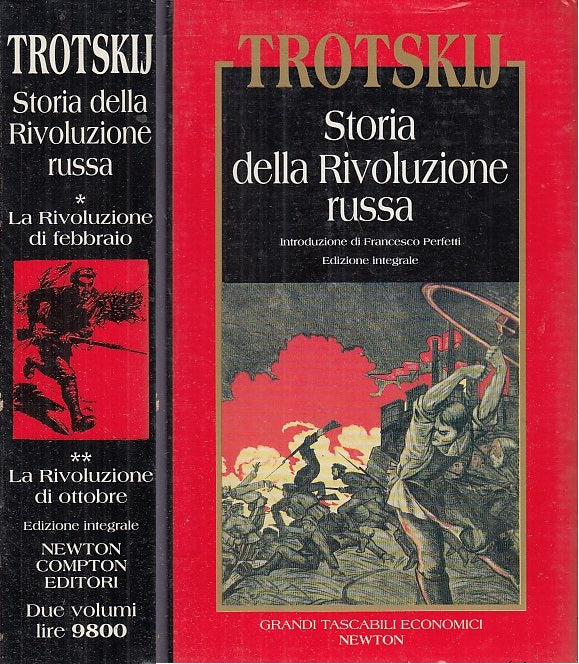 LS- LA STORIA DELLA RIVOLUZIONE RUSSA 2 VOL- TROTSKIJ- NEWTON--- 1994- B- YDS568