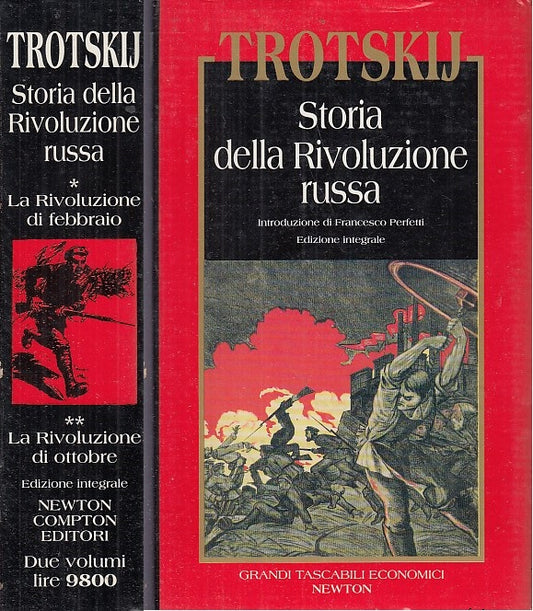 LS- LA STORIA DELLA RIVOLUZIONE RUSSA 2 VOL- TROTSKIJ- NEWTON--- 1994- B- YDS568