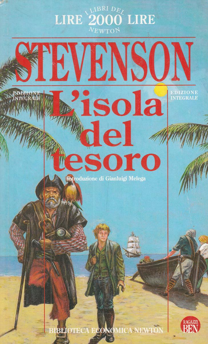 LN2- L'ISOLA DEL TESORO - STEVENSON - BIBLIOTECA ECONOMICA NEWTON - B - JXS100
