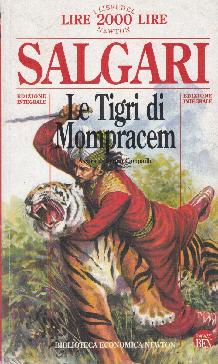 LN2- LE TIGRI DI MOMPRACEM - SALGARI - NEWTON TASCABILI ECONOMICI- B- JXS119
