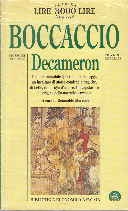 LN- DECAMERON EDIZIONE INTEGRALE - BOCCACCIO - NEWTON --- 1995 - B - YFS378