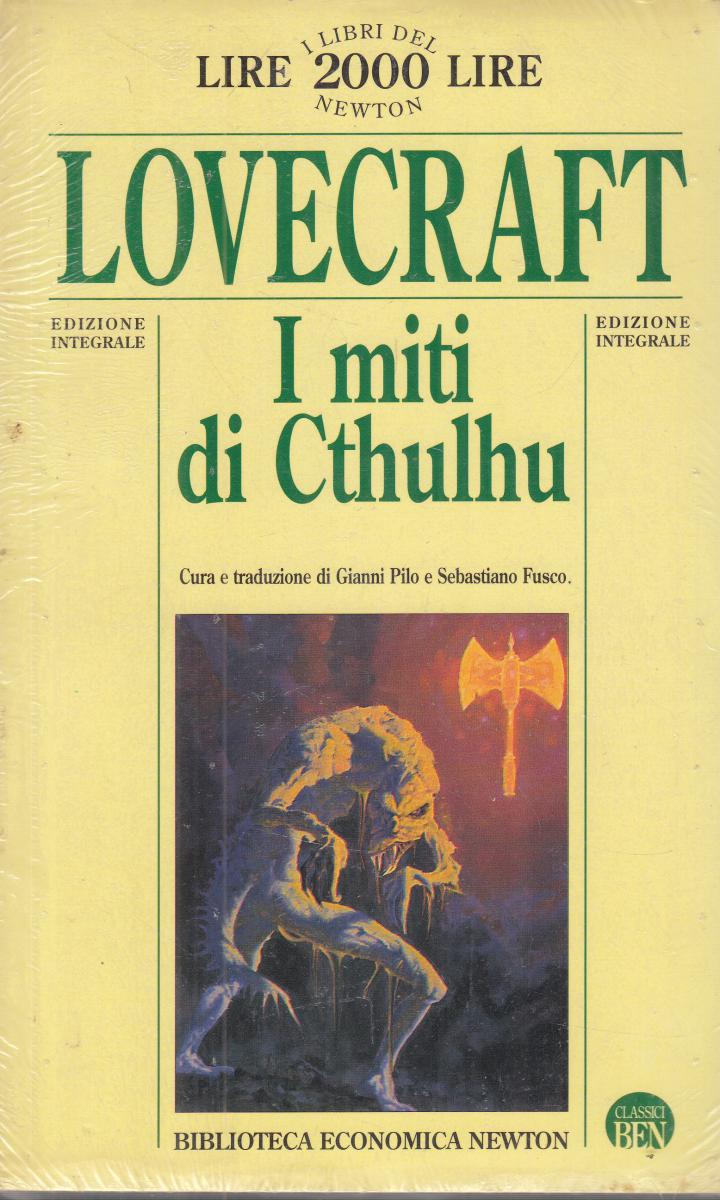 LN2- I MITI DI CTHULHU - LOVECRAFT - NEWTON ECONOMICA - B - JXS149