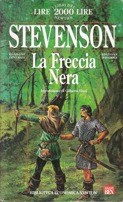LN2- LA FRECCIA NERA- STEVENSON- BIBLIOTECA ECONOMICA NEWTON 2000 LIRE- B- JXS48