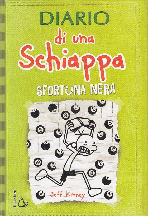 Diario di una schiappa Sfortuna nera - Jeff Kinney - Il castoro - JXS252