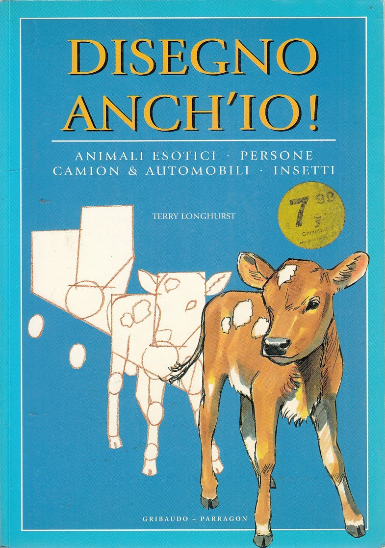 LZ- DISEGNO ANCH'IO! ANIMALI PERSONE- LONGHURST- PARRAGON--- 2004- B- YDS516