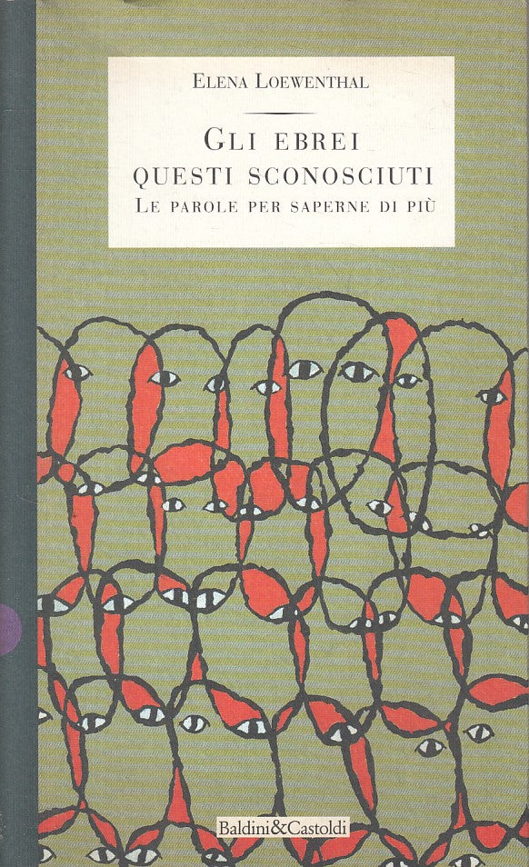 LS- GLI EBREI QUESTI SCONOSCIUTI - LOEWENTHAL - BALDINI --- 1996 - B - ZFS181