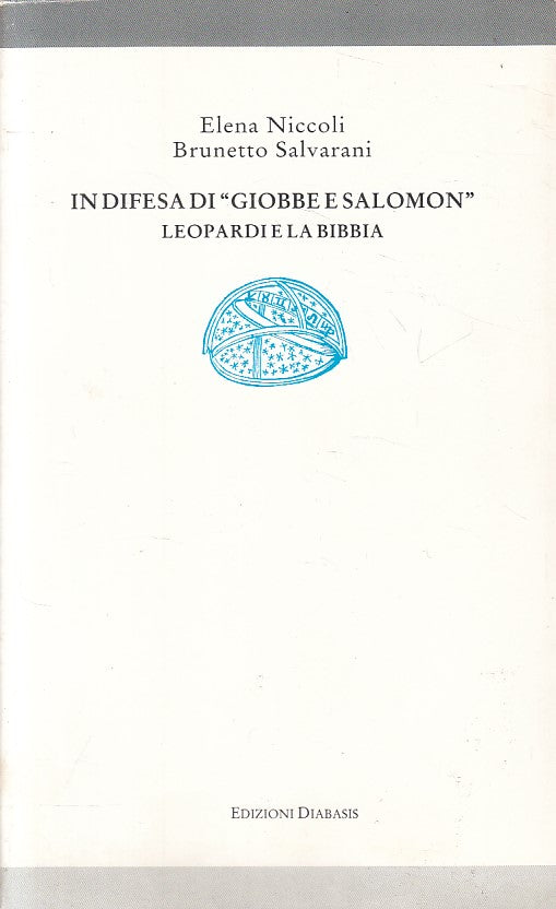 LS- IN DIFESA DI "GIOBBE E SALOMON" - AA.VV. - DIABASIS --- 1998 - B - YFS499