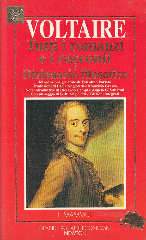 LN- TUTTI ROMANZI RACCONTI DIZIONARIO - VOLTAIRE - NEWTON --- 1995 - B - YFS213