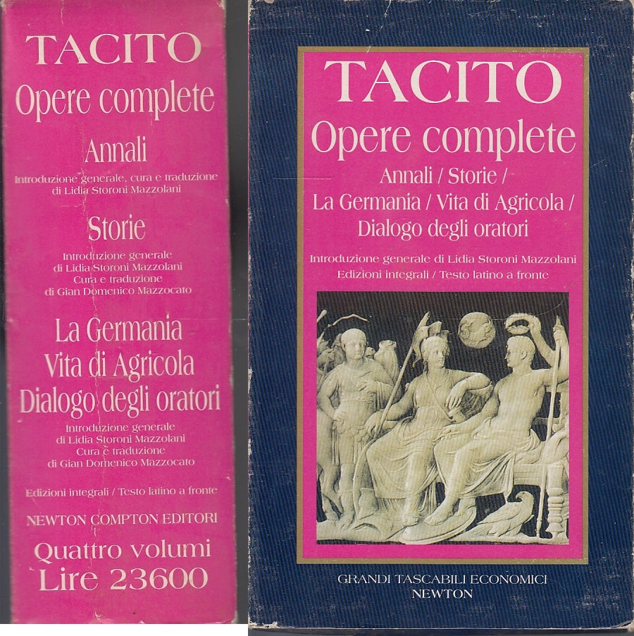 LN- OPERE COMPLETE COFANETTO 4 VOLUMI - TACITO - NEWTON --- 1995- B- YFS999