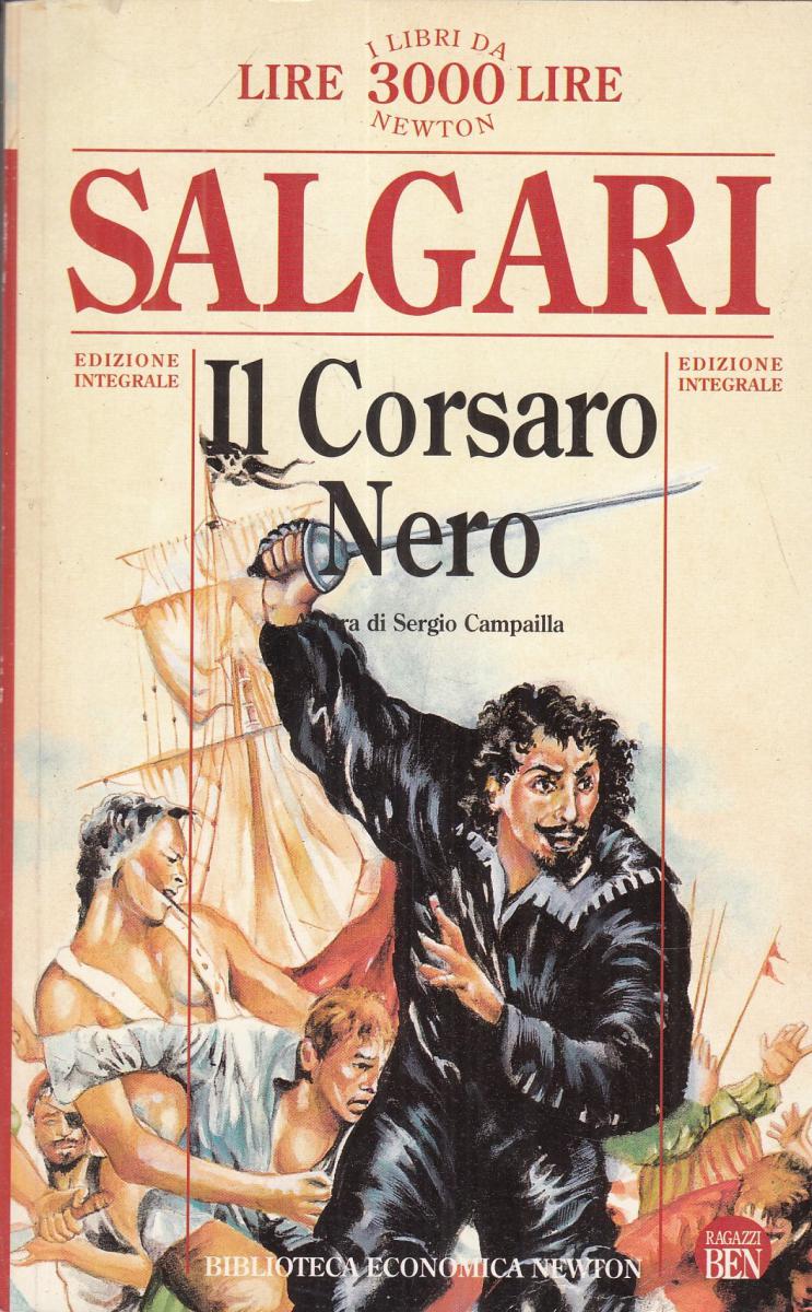 LN2- IL CORSARO NERO - EMILIO SALGARI - BIBLIOTECA ECONOMICA NEWTON - B - JXS99