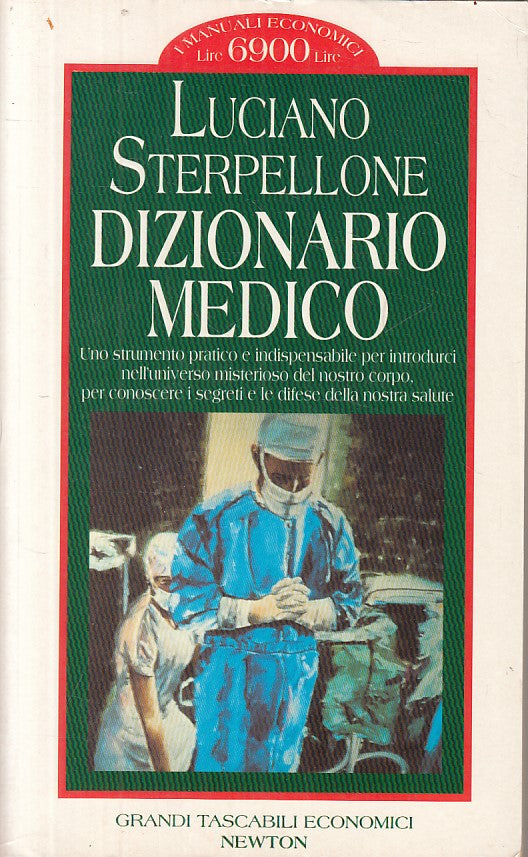 LZ- DIZIONARIO MEDICO - STERPELLONE - NEWTON - MANUALI- 1a ED.- 1996 - B - ZFS86