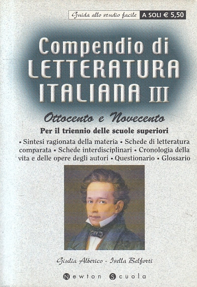 LN2- COMPENDIO LETTERATURA ITALIANA III - ALBERICO BELFORTI - NEWTON - B- JXS127