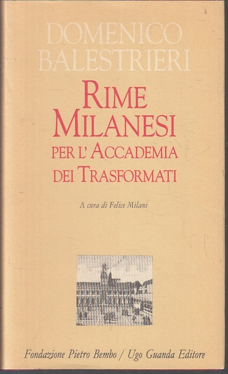 LN- RIME MILANESI ACCADEMIA TRASFORMATI - BALESTRIERI - GUANDA--- 2001- CS- XFS2