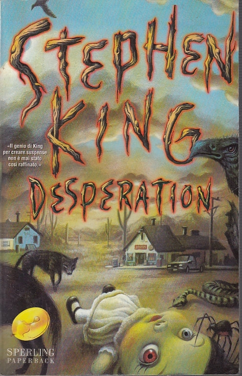 LG- DESPERATION - STEPHEN KING - SPERLING PAPERBACK --- 2001- B- YFS
