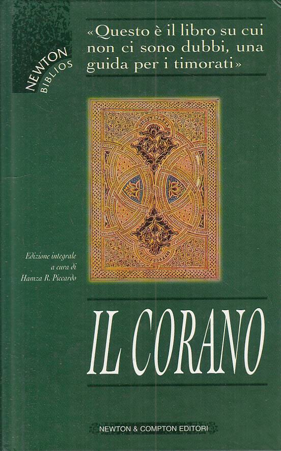 LD- IL CORANO EDIZIONE INTEGRALE -- NEWTON - BIBLIOS -- 1999 - C - ZFS117