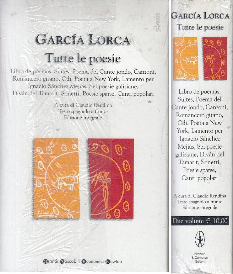 LN- TUTTE LE POESIE 2 VOLL SIGILLATO - LORCA - NEWTON --- 2007 - B - YFS154