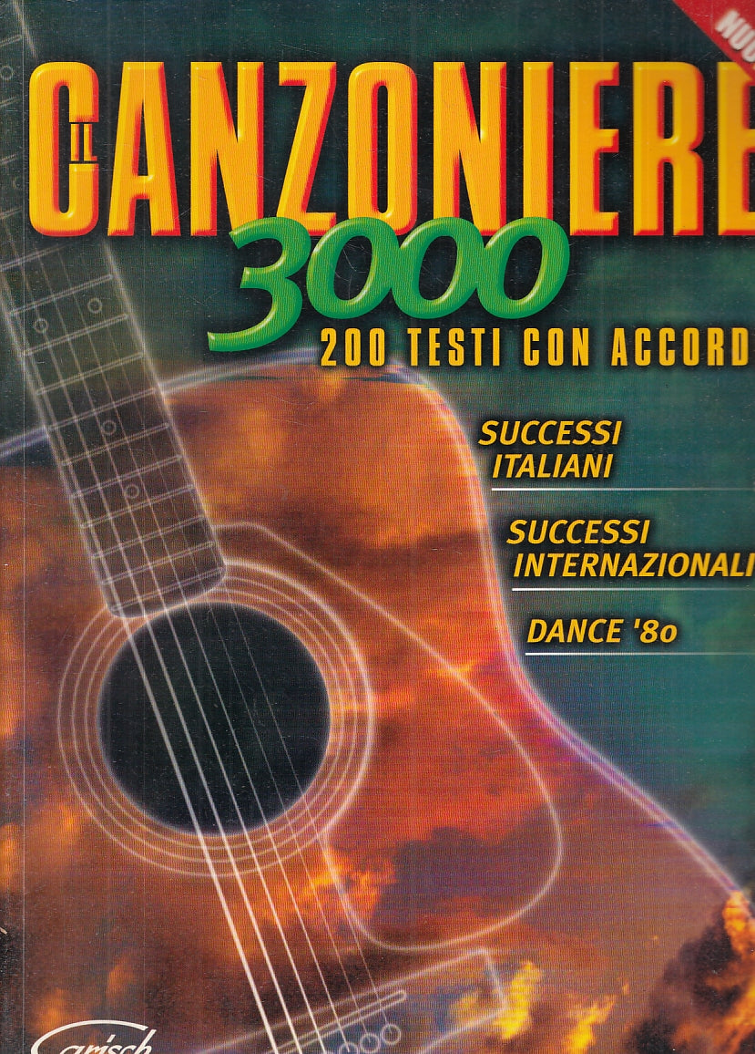 LZ- CANZONIERE 3000 200 TESTI CON ACCORDI -- CARISCH--- 2000- B- YFS673