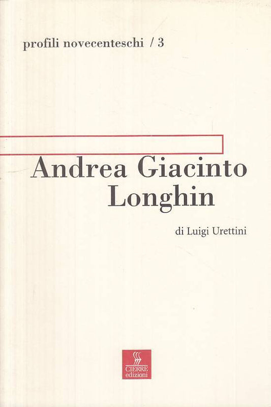 LS- ANDREA GIACINTO LONGHIN - URETTINI - CIERRE - PROFILI -- 2002 - B - ZTS8