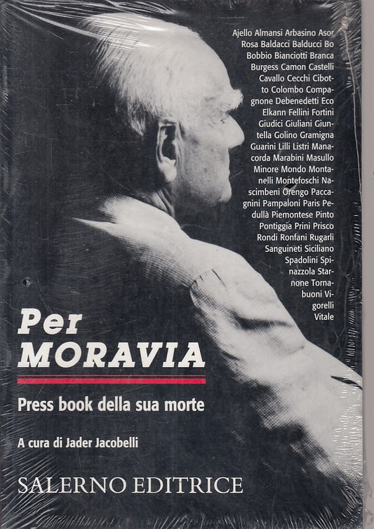 LS- PER MORAVIA PRESS BOOK DELLA SUA MORTE SIGILALTO-- SALERNO--- 1990- B - ZFS5