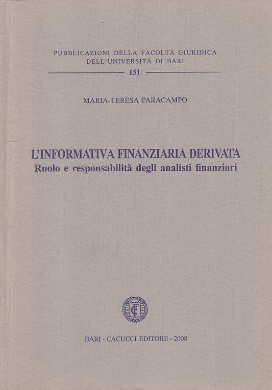 LZ- L'INFORMATIVA FINANZIARIA DERIVATA- PARACAMPO- CACUCCI --- 2008 - B - YFS318
