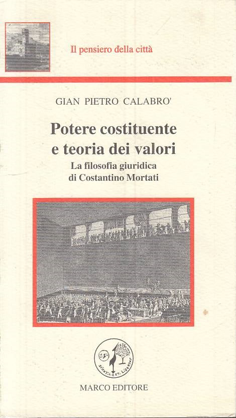 LS- POTERE COSTITUENTE TEORIA DEI VALORI - CALABRO'- MARCO --- 1997 - B - ZTS275