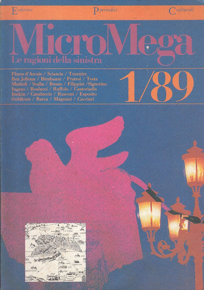 LS- MICROMEGA 1 LE RAGIONI DELLA SINISTRA -- L'ESPRESSO --- 1989 - B - YFS410