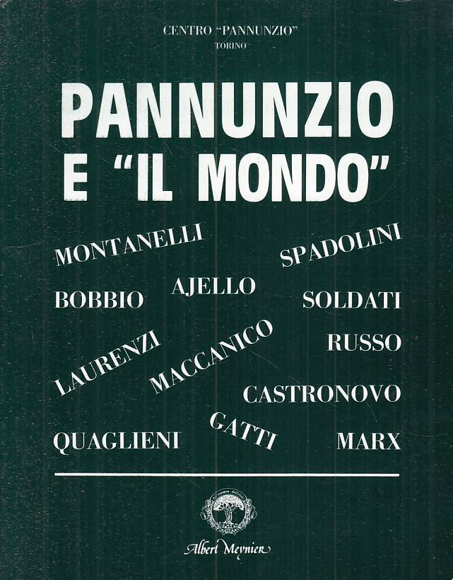 LS- PANNUNZIO E "IL MONDO" -- MEYNIER - LIBERTA' E GIUSTIZIA-- 1988 - B - YTS724